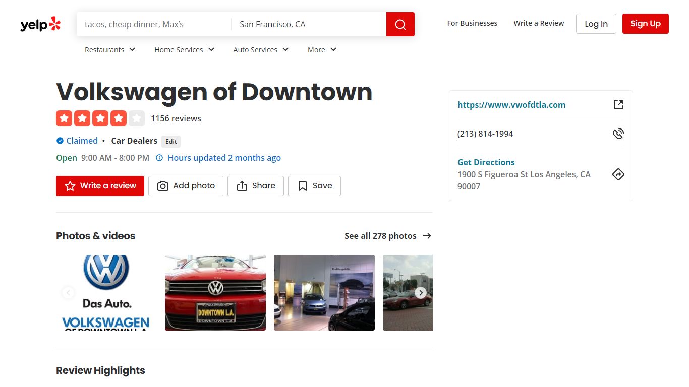 Volkswagen of Downtown - Los Angeles, CA - Yelp